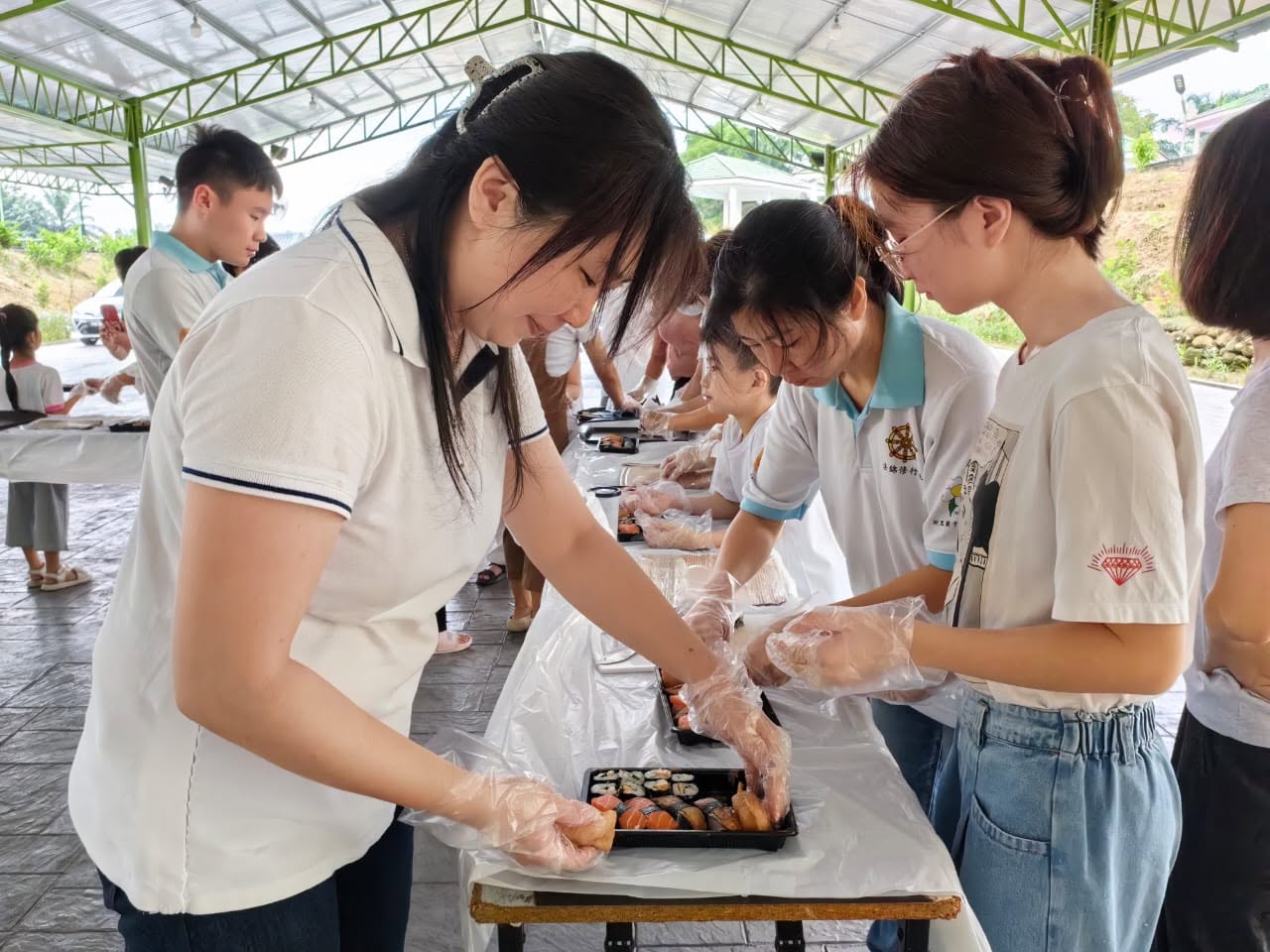 Saṅgha Honor Day – Parent-Child Handmade Sushi Offering to the Saṅgha - Image 11