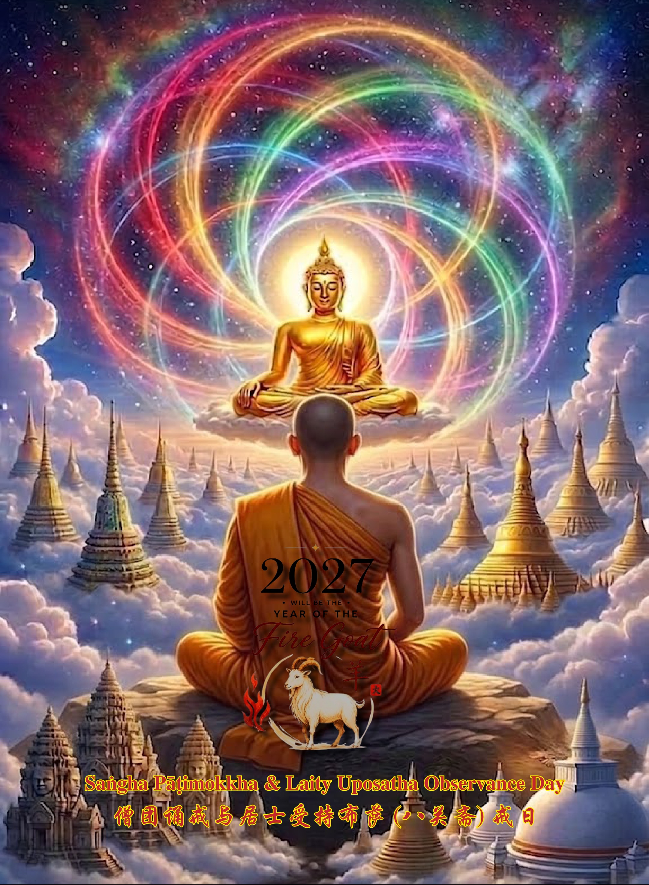 2027 Saṅgha Pāṭimokkha Day & Laity Uposatha Observance Day